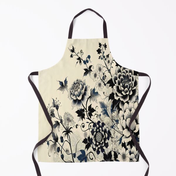 Item preview, Midnight Peony: Elegant Japanese-Style Ink Floral Art designed and sold by LiveLearnCreate.