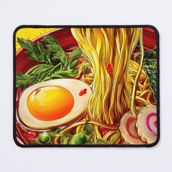 Item preview, Delicious Ramen Bowl with Egg and Noodles Artwork designed and sold by Artessie.
