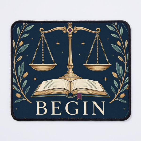 Item preview, Balanced Soul Crescent Scale Premium Faith Inspired Sticker designed and sold by Tharaazu.