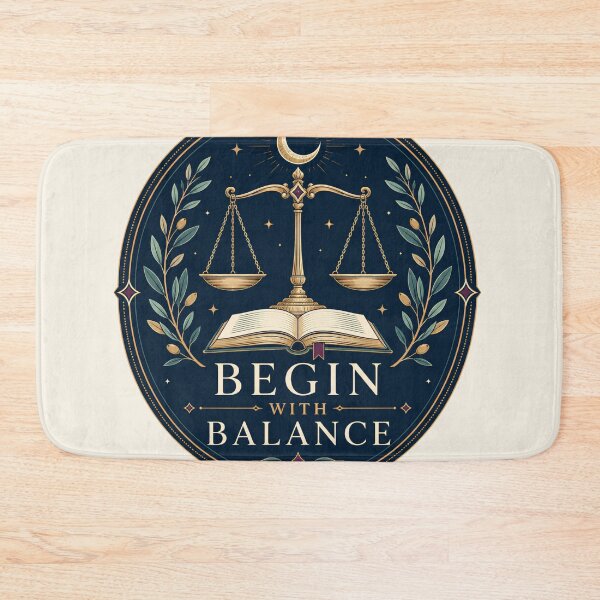 Item preview, Balanced Soul Crescent Scale Premium Faith Inspired Sticker designed and sold by Tharaazu.