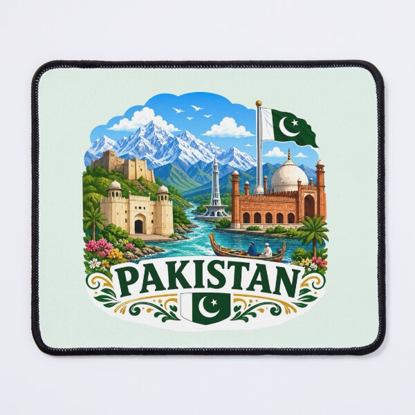 Item preview, Pakistan - Mountains and Rich Cultural Heritage  designed and sold by Myra365Art.