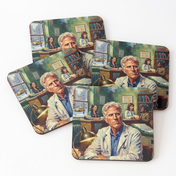 Item preview, Becker Retro Sitcom Comedy Medical Office Doctor Tribute Art TV Show Poster designed and sold by Art's Diner.