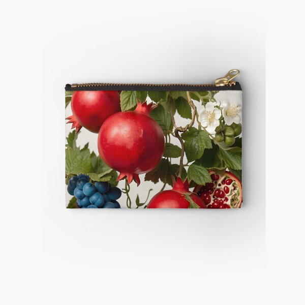 Item preview, Vintage Pomegranates with Grapes and Flowers designed and sold by Vicky Brago-Mitchell®.