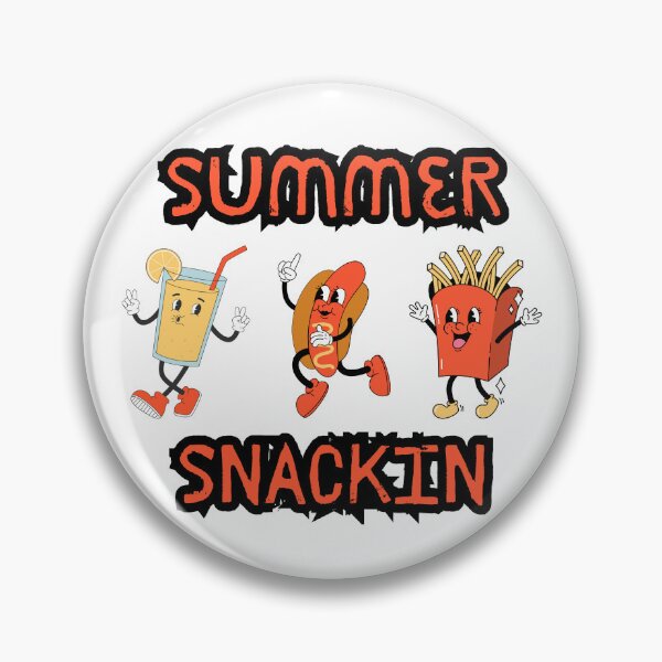 Item preview, Retro snacks for summer designed and sold by Sailing Llamas.