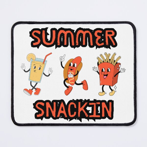 Item preview, Retro snacks for summer designed and sold by Sailing Llamas.