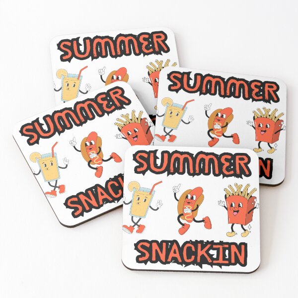 Item preview, Retro snacks for summer designed and sold by Sailing Llamas.