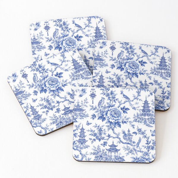 Item preview, Vintage Blue Chinoiserie Phone Case | Elegant Floral Porcelain Style Aesthetic designed and sold by Nara8.