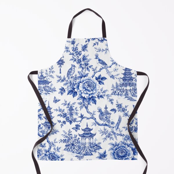 Artikelvorschau, Vintage Handyhülle im Chinoiserie-Stil, blau | Elegante Ästhetik im floralen Porzellan-Look entworfen und verkauft von Nara8.