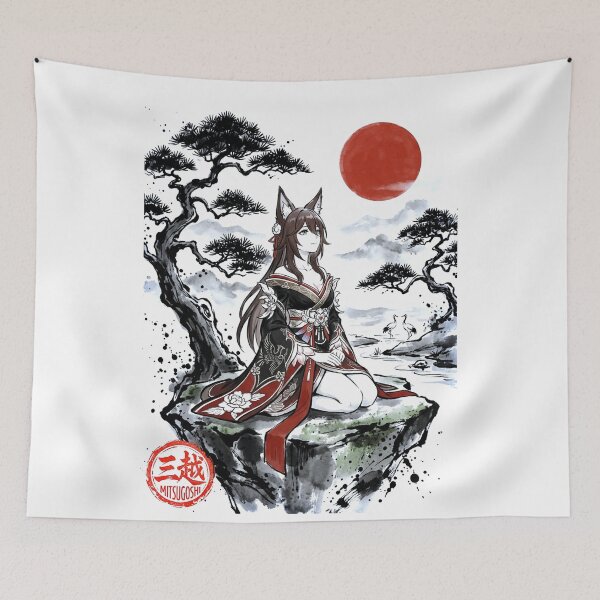 Item preview, Fugue Sumi-e designed and sold by Mitsugoshi.