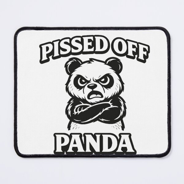 Item preview, Pissed Off Panda Funny Angry Shirt Bold Humor Gift Relatable Panda Tee Grumpy Panda Shirt Sarcastic Gift designed and sold by Gremlin Hours.