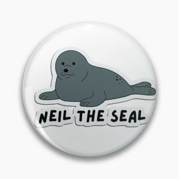 Item preview, Neil the seal designed and sold by Shresart ✨.
