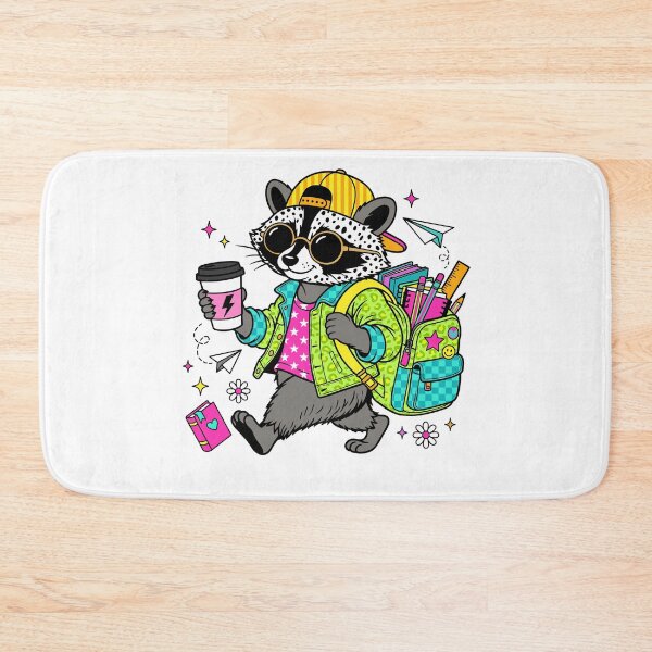 Item preview, Cool Raccoon Back to School Kids Teacher designed and sold by KroghDs.