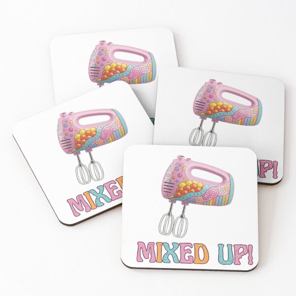 Item preview, Mixed Up! - Cute Colorful Vintage Hand Mixer Pop Art Design designed and sold by Inka Moon Design.
