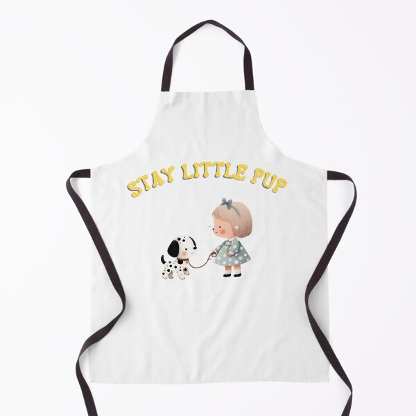 Item preview, Stay Little Pup – Girl and Dalmatian Puppy Watercolor Illustration designed and sold by MULEWASTUDIOS.