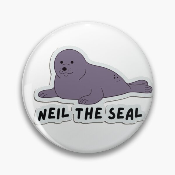 Item preview, Neil the seal designed and sold by Shresart ✨.