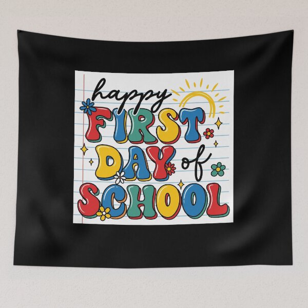 Item preview, Groovy First Day of School Kids Teacher designed and sold by KroghDs.