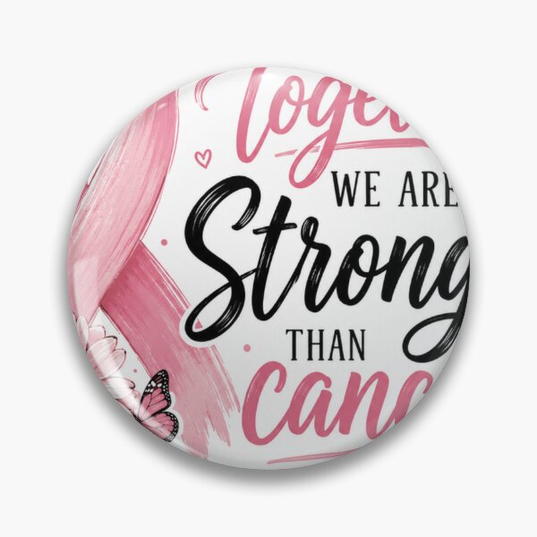 Item preview, Stronger Than Cancer Floral Ribbon Design designed and sold by ⭐ AURA STUDIO.