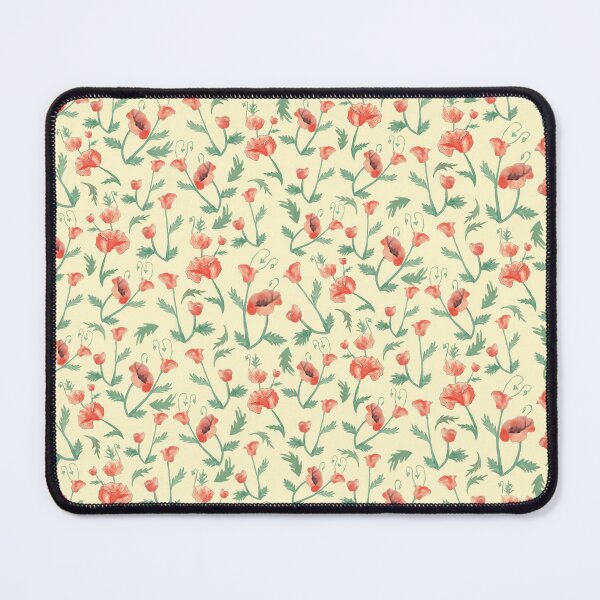 Item preview, Watercolor Poppy Pattern | Botanical Wildflower Floral Design for Cottage Garden Decor designed and sold by CaroStudioTX.