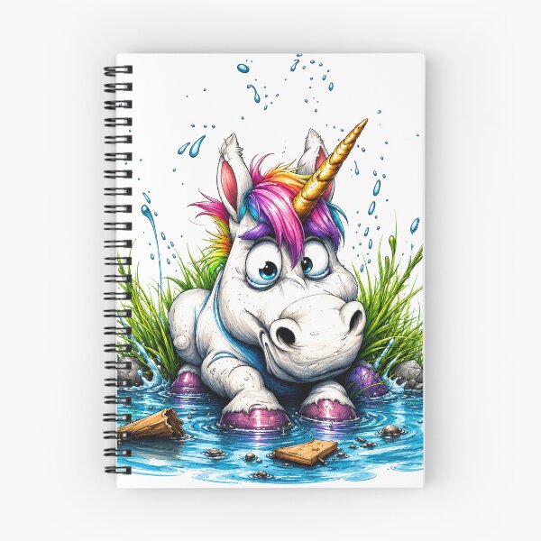 Item preview, Cute Donkey Unicorn Fantasy Creature Illustration | Funny Magical Animal Art designed and sold by bambooks.tabooks.