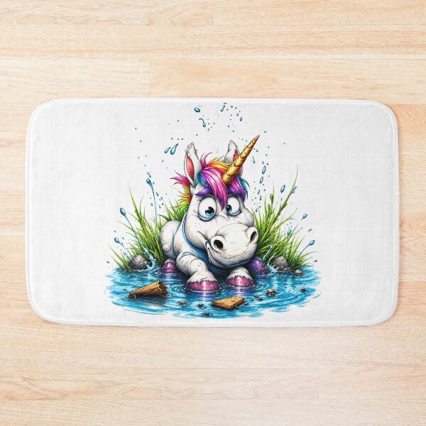 Item preview, Cute Donkey Unicorn Fantasy Creature Illustration | Funny Magical Animal Art designed and sold by bambooks.tabooks.