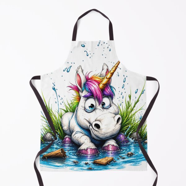 Item preview, Cute Donkey Unicorn Fantasy Creature Illustration | Funny Magical Animal Art designed and sold by bambooks.tabooks.