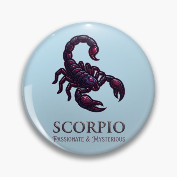Item preview, Scorpio Daily Horoscope Zodiac Design – Passionate & Mysterious Scorpion Astrology Art designed and sold by Bhaskar Digital Art.