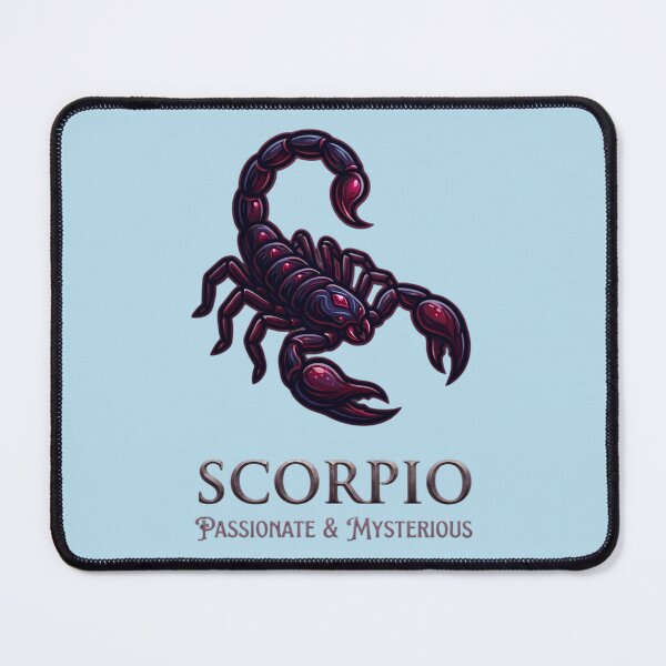 Item preview, Scorpio Daily Horoscope Zodiac Design – Passionate & Mysterious Scorpion Astrology Art designed and sold by Bhaskar Digital Art.