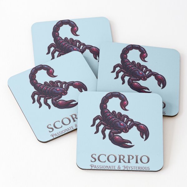 Item preview, Scorpio Daily Horoscope Zodiac Design – Passionate & Mysterious Scorpion Astrology Art designed and sold by Bhaskar Digital Art.