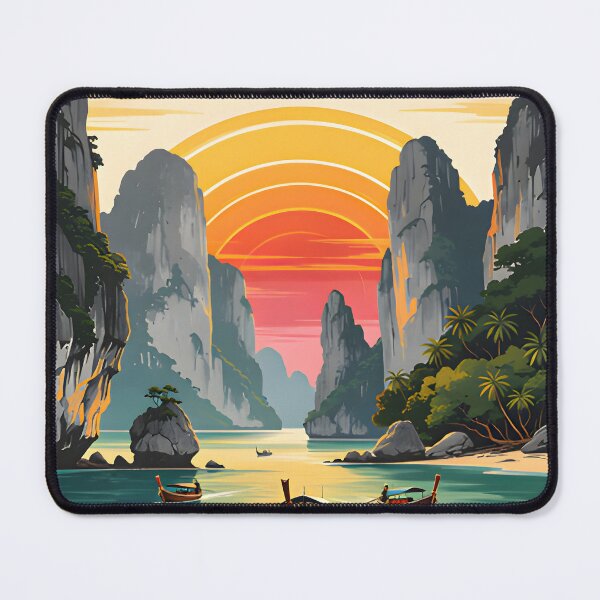 Item preview, Phangna bay - Thailand Retro Sunset Collection designed and sold by Spirit of Siam.