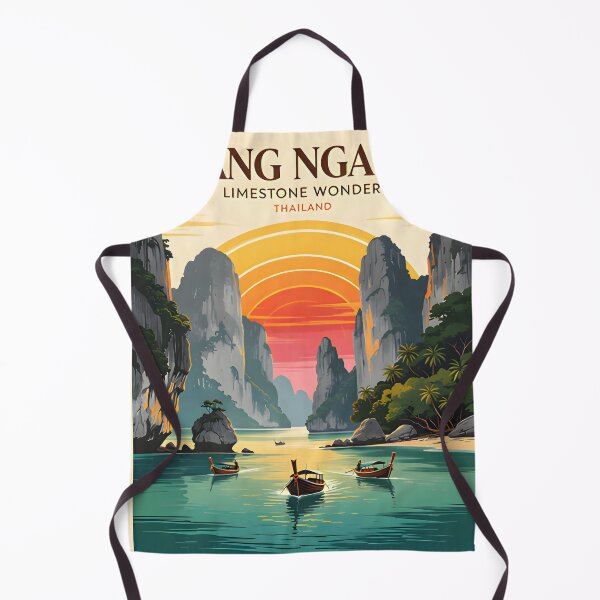 Item preview, Phangna bay - Thailand Retro Sunset Collection designed and sold by Spirit of Siam.