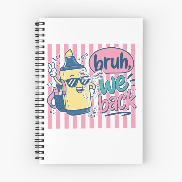 Item preview, Bruh We Back Highlighter Back to School Kids designed and sold by KroghDs.