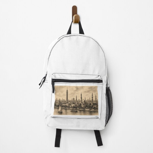 Item preview, Cairo Skyline Vintage Ink Illustration designed and sold by Inkworksbyshery.