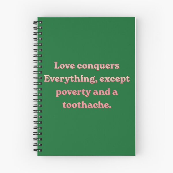 Item preview, Love Conquers Everything Funny Quote Typography designed and sold by TheFrameVault.