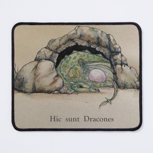 Item preview, Dragon in his lair with giant pearl designed and sold by BirdsandMoreArt.