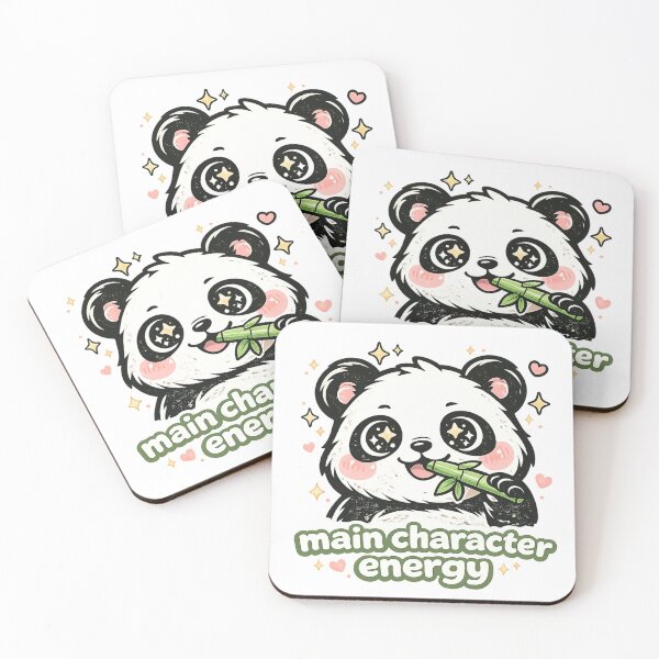 Item preview, Main Character Energy Cutecore Kawaii Panda Shirt Y2K Aesthetic Gift Cute Panda Lover Tee Kawaii Shirt designed and sold by Gremlin Hours.