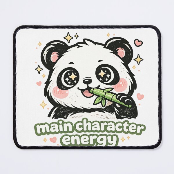 Item preview, Main Character Energy Cutecore Kawaii Panda Shirt Y2K Aesthetic Gift Cute Panda Lover Tee Kawaii Shirt designed and sold by Gremlin Hours.