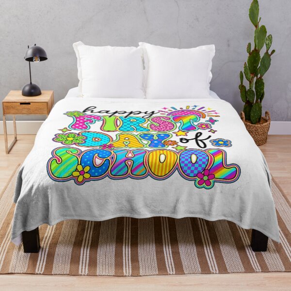 Item preview, Groovy Neon First Day of School Kids Teacher designed and sold by KroghDs.