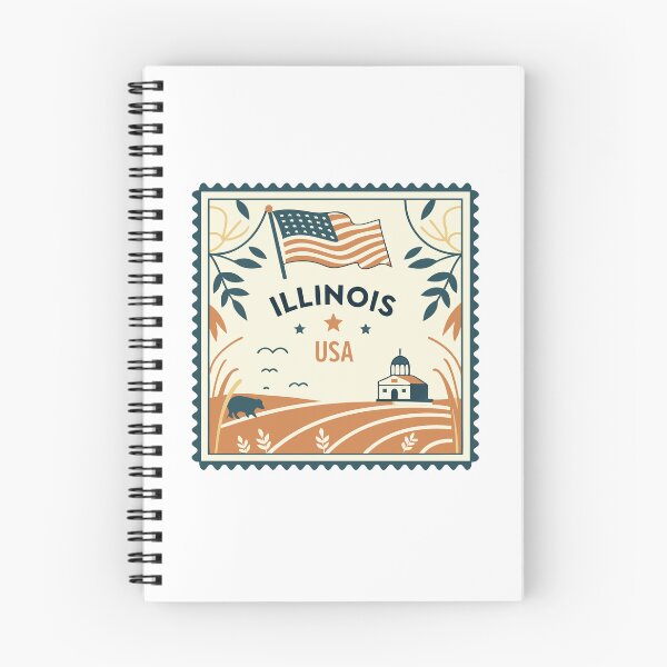 Item preview, Illinois USA American State Pride Illinois Resident Travel Souvenir designed and sold by Simsimah26Parks.