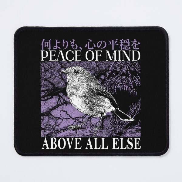 Item preview, Peace of Mind Above All Else Bird designed and sold by VintageMedatsu.