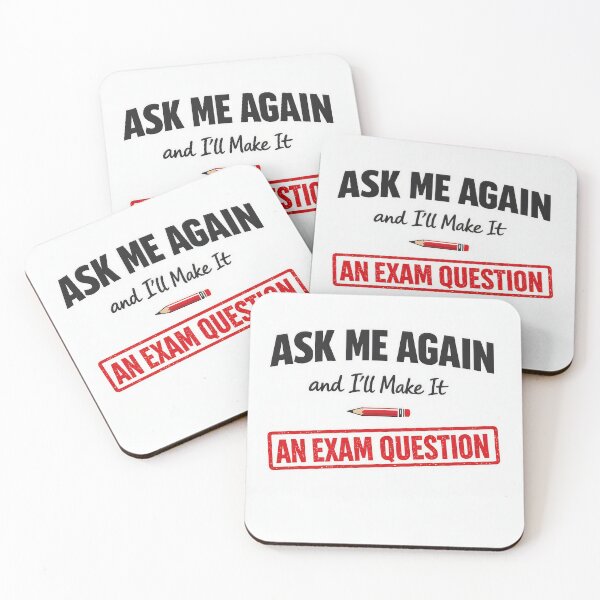 Item preview, Ask me again and I will make it an exam question designed and sold by TeeTerminal.