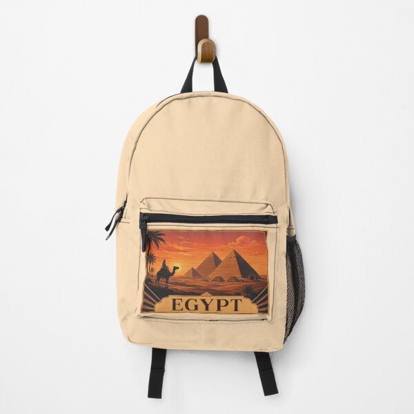 Item preview, Great Pyramids Giza Vintage Travel Poster designed and sold by Inkworksbyshery.