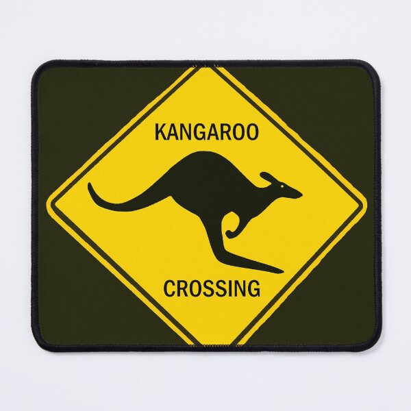Item preview, Kangaroo Crossing sign designed and sold by Dlt1981.