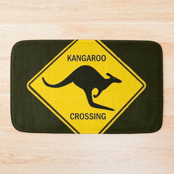 Item preview, Kangaroo Crossing sign designed and sold by Dlt1981.