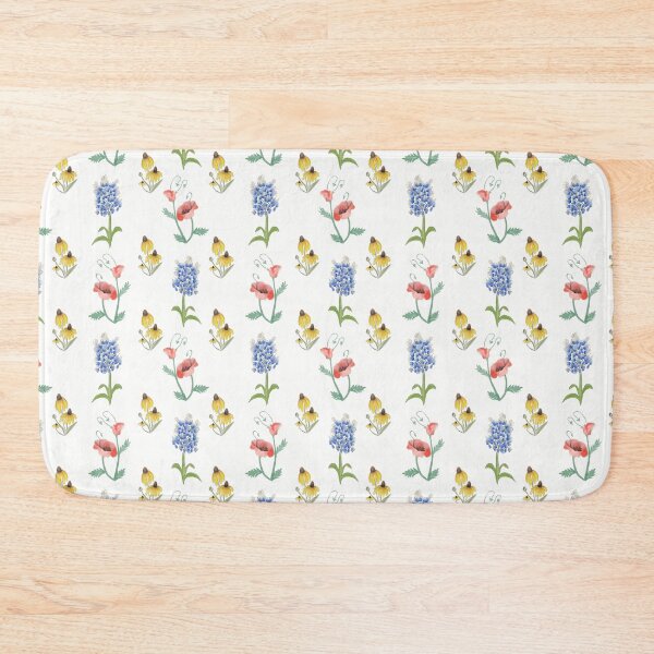 Item preview, Wildflower Watercolor Pattern | Bluebonnets, Poppies & Black-Eyed Susans Botanical Floral Design designed and sold by CaroStudioTX.