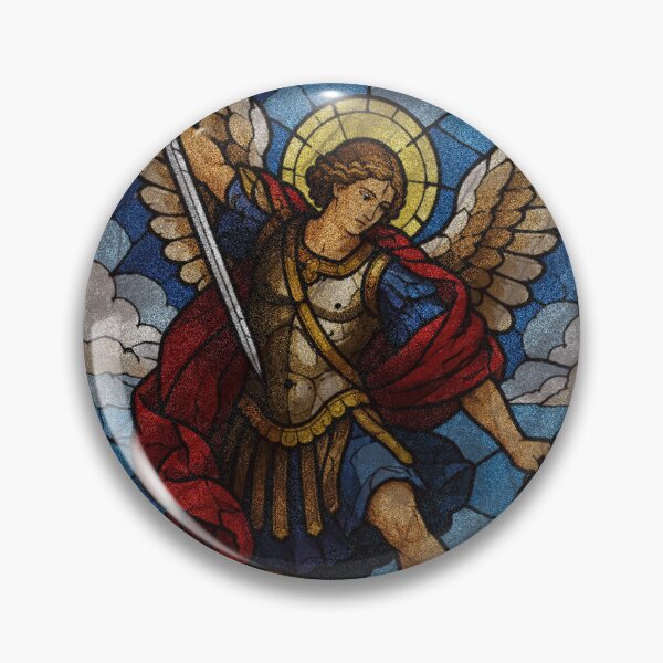 Item preview, St. Michael Devil  aged worn design designed and sold by BlueLineLAX.