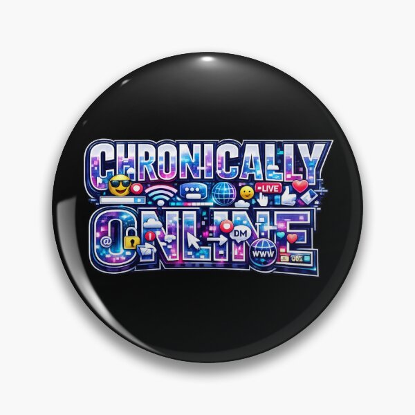 Item preview, Chronically Online designed and sold by redsharkuk.