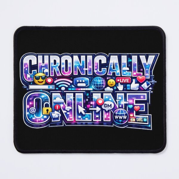 Item preview, Chronically Online designed and sold by redsharkuk.