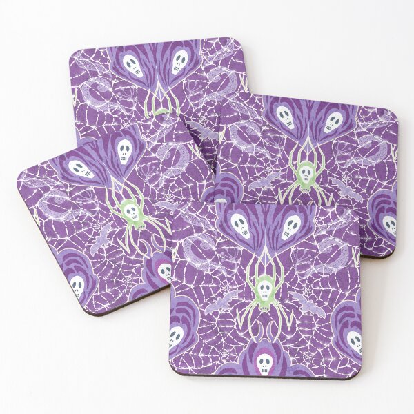 Item preview, Art Nouveau Spiders Skulls and Bats designed and sold by vinpauld.