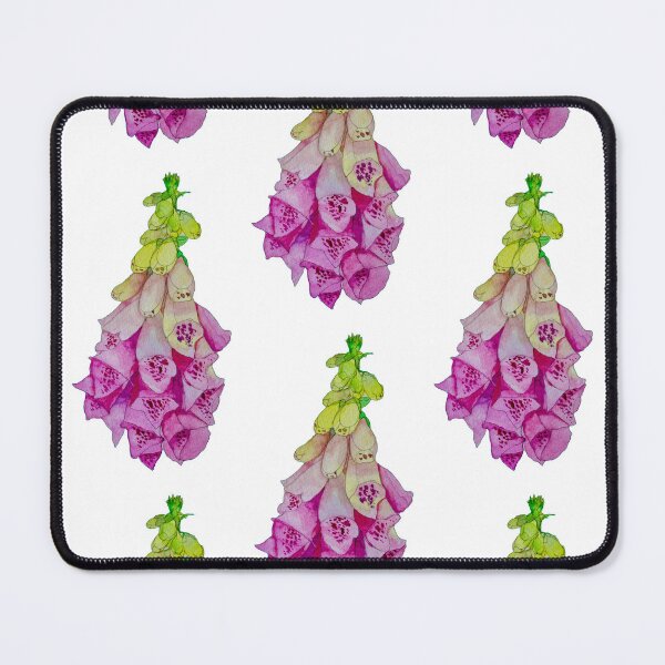 Item preview, Single pink foxglove watercolour painting  designed and sold by esvb.