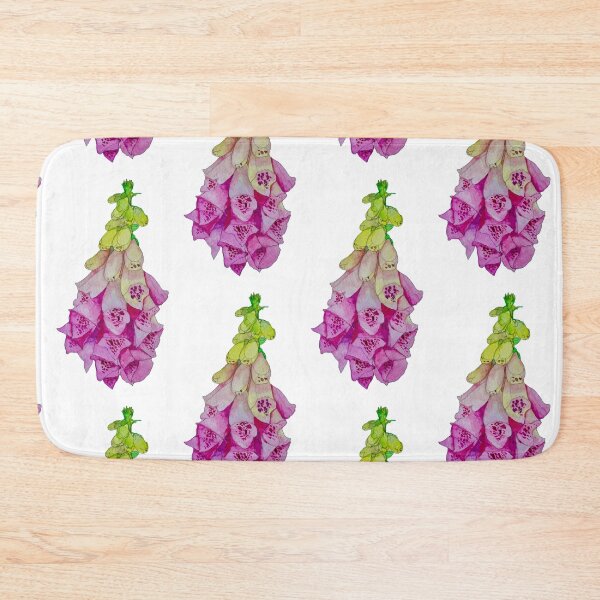 Item preview, Single pink foxglove watercolour painting  designed and sold by esvb.